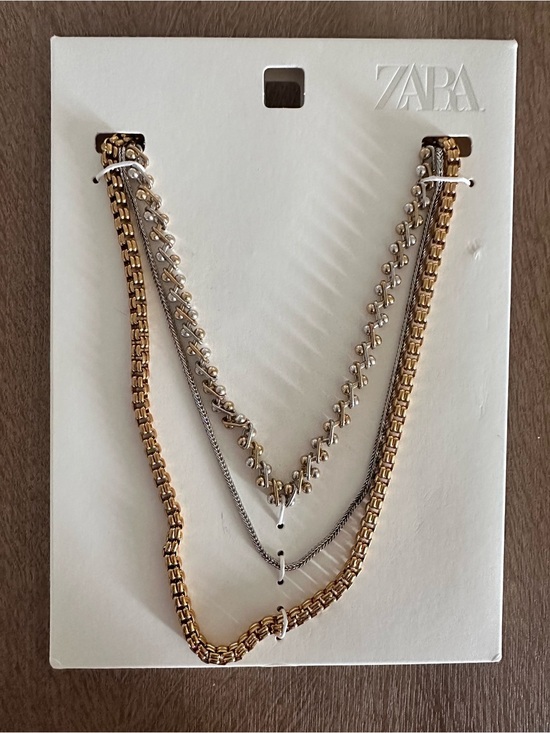 Zara Jewelry - Zara Set of 3 Necklaces in Gold and Silver Tone